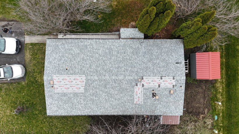 Lake City Roofing before & after images