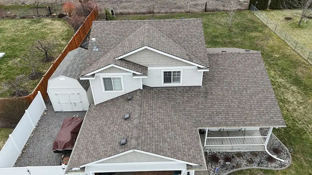 Lake City Roofing before & after images