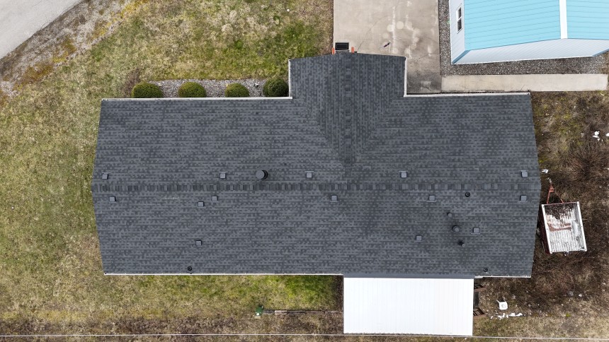 Lake City Roofing before & after images