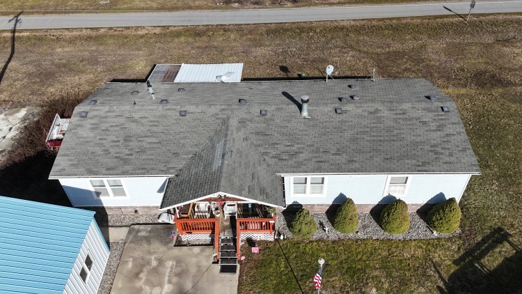 Lake City Roofing before & after images