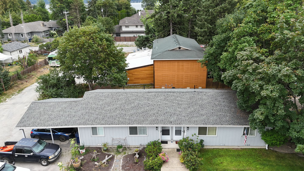 Lake City Roofing before & after images