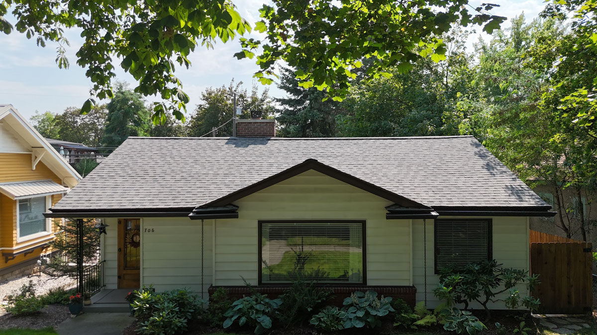 Lake City Roofing before & after images