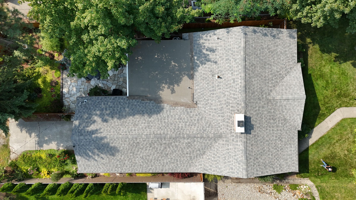 Lake City Roofing before & after images
