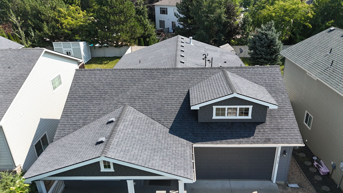 Lake City Roofing before & after images