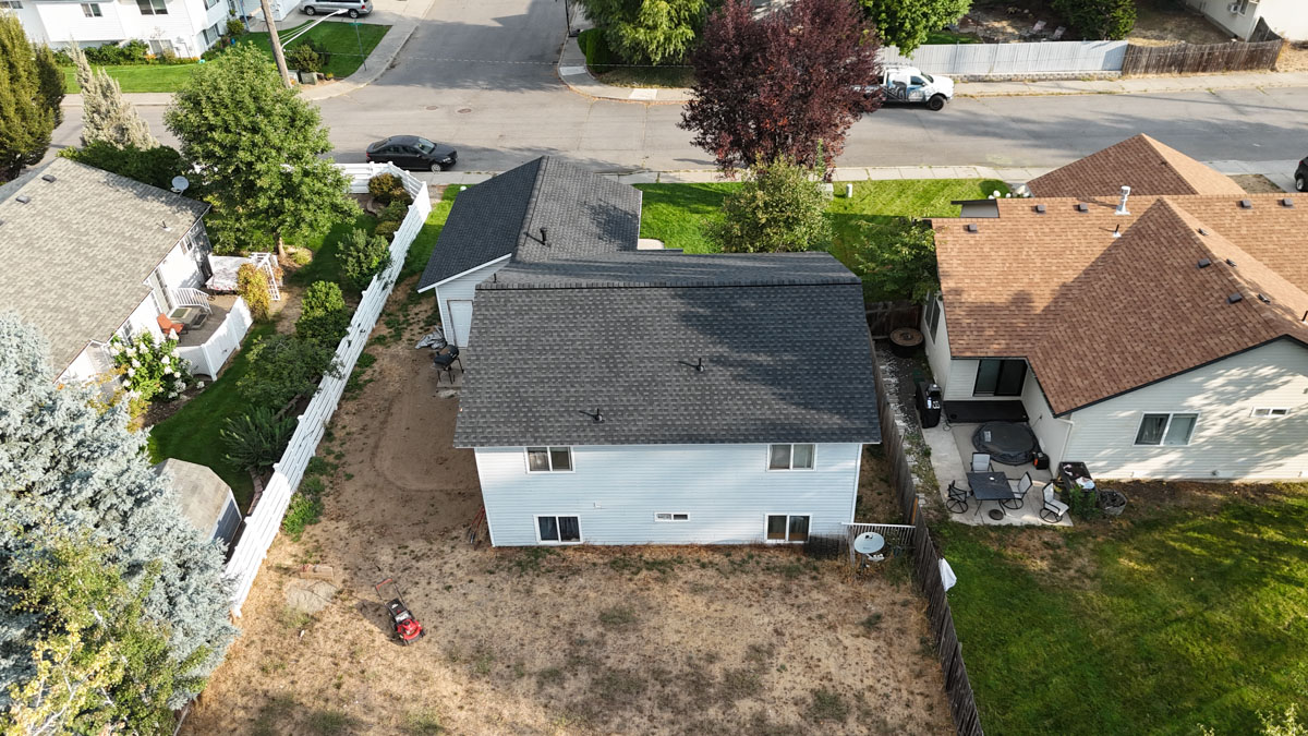 Lake City Roofing before & after images