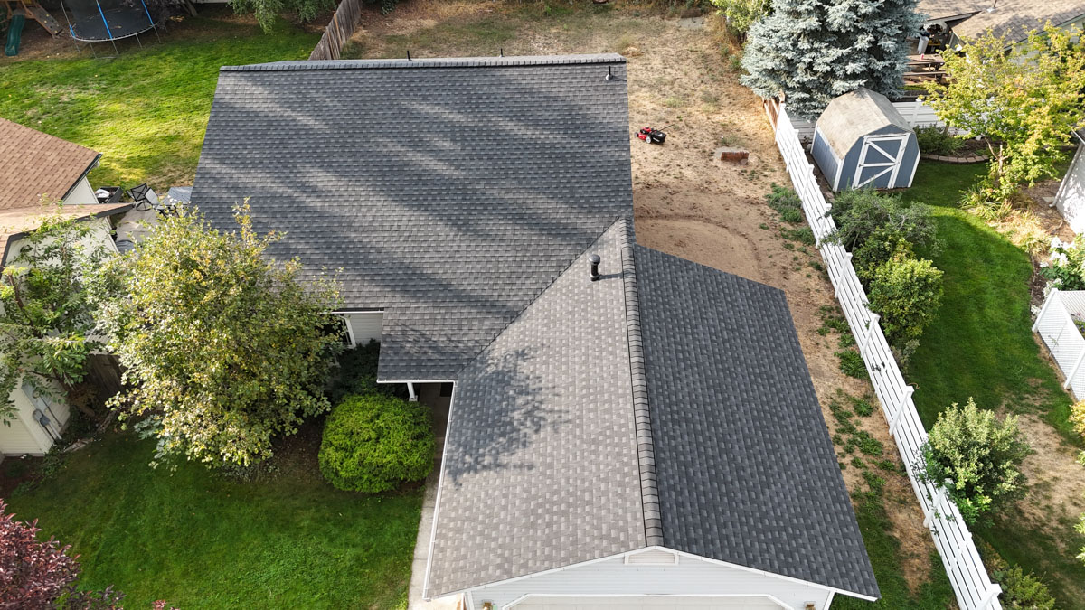 Lake City Roofing before & after images