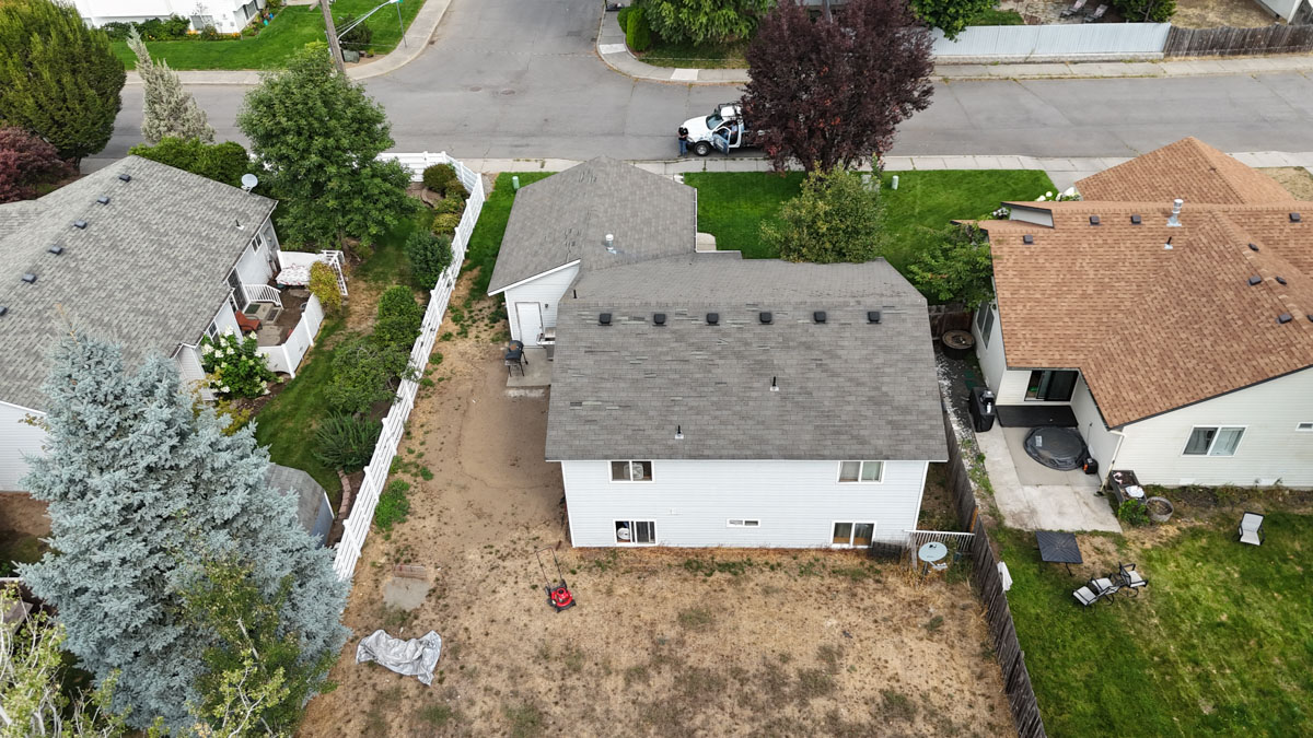 Lake City Roofing before & after images