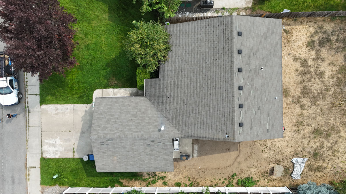 Lake City Roofing before & after images