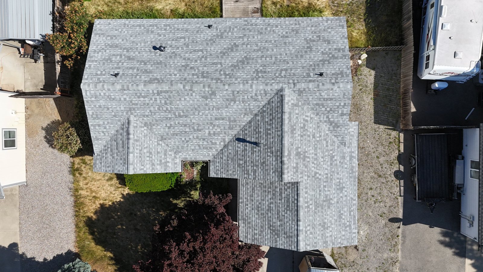 Lake City Roofing before & after images