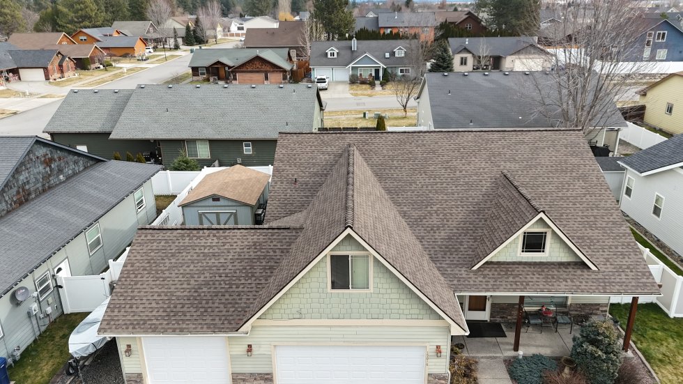 Lake City Roofing before & after images