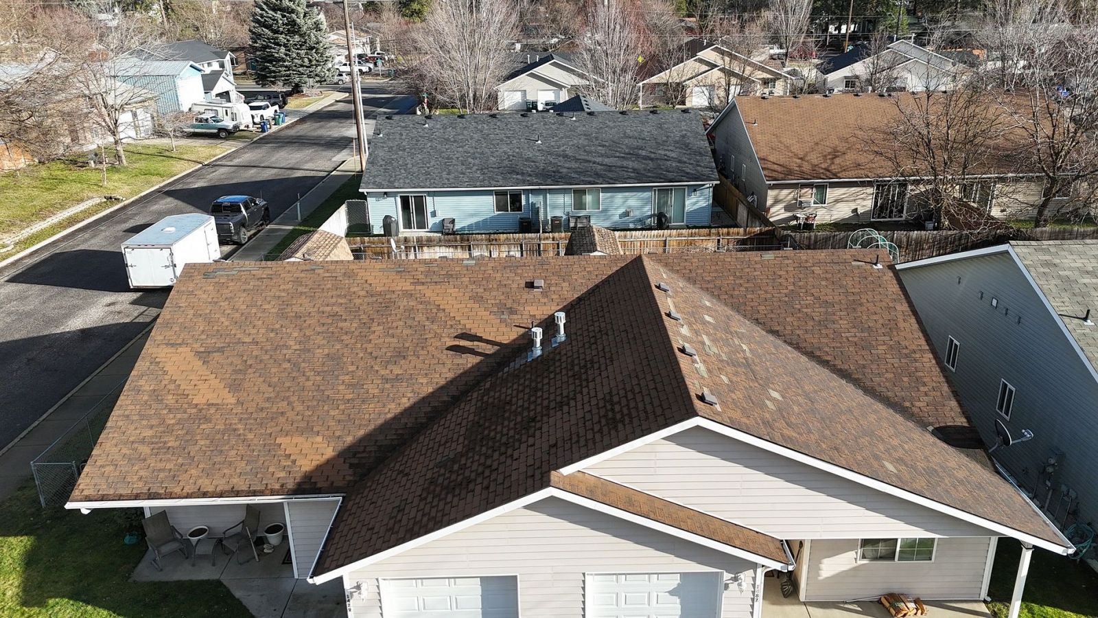 Lake City Roofing before & after images