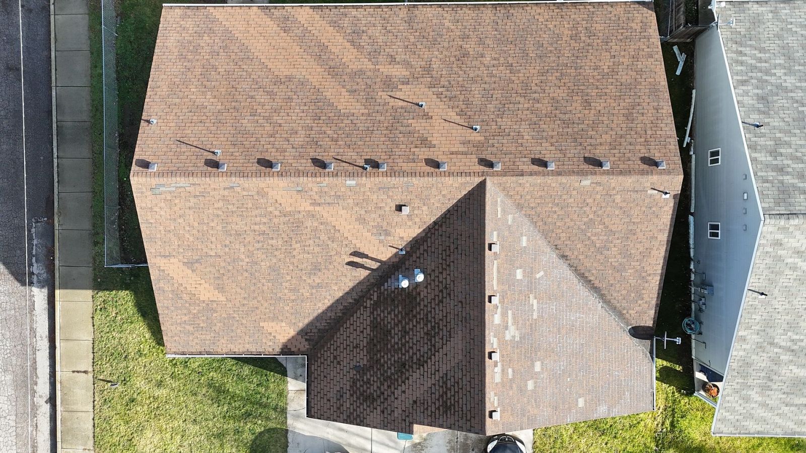 Lake City Roofing before & after images