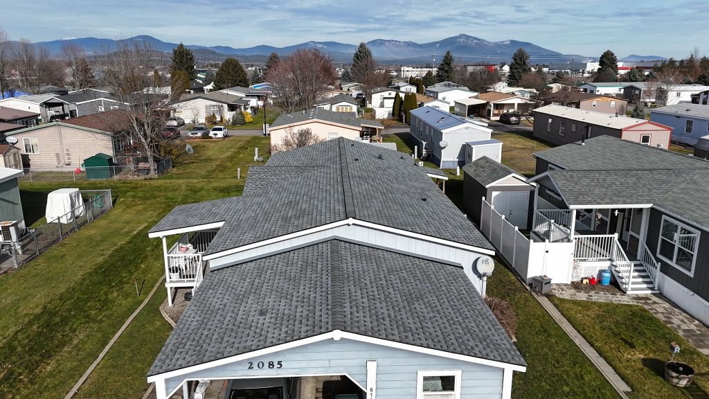 Lake City Roofing before & after images