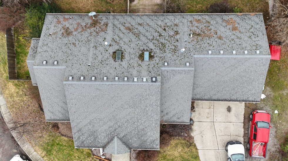 Lake City Roofing before & after images