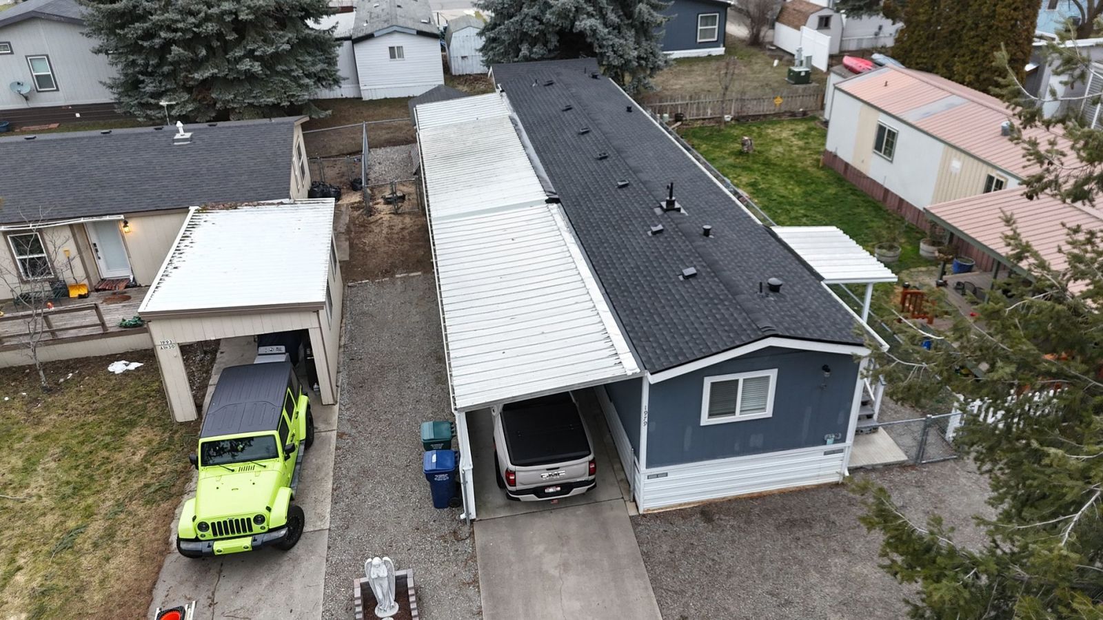 Lake City Roofing before & after images