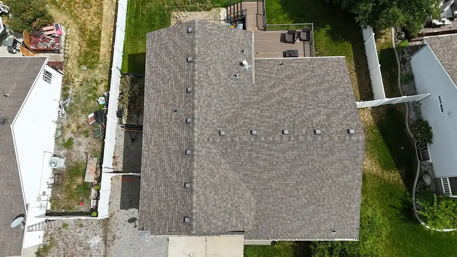 Lake City Roofing before & after images