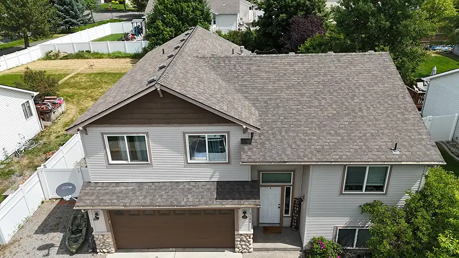 Lake City Roofing before & after images