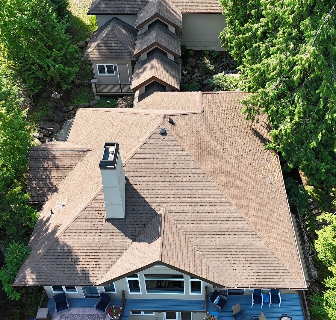 Lake City Roofing before & after images