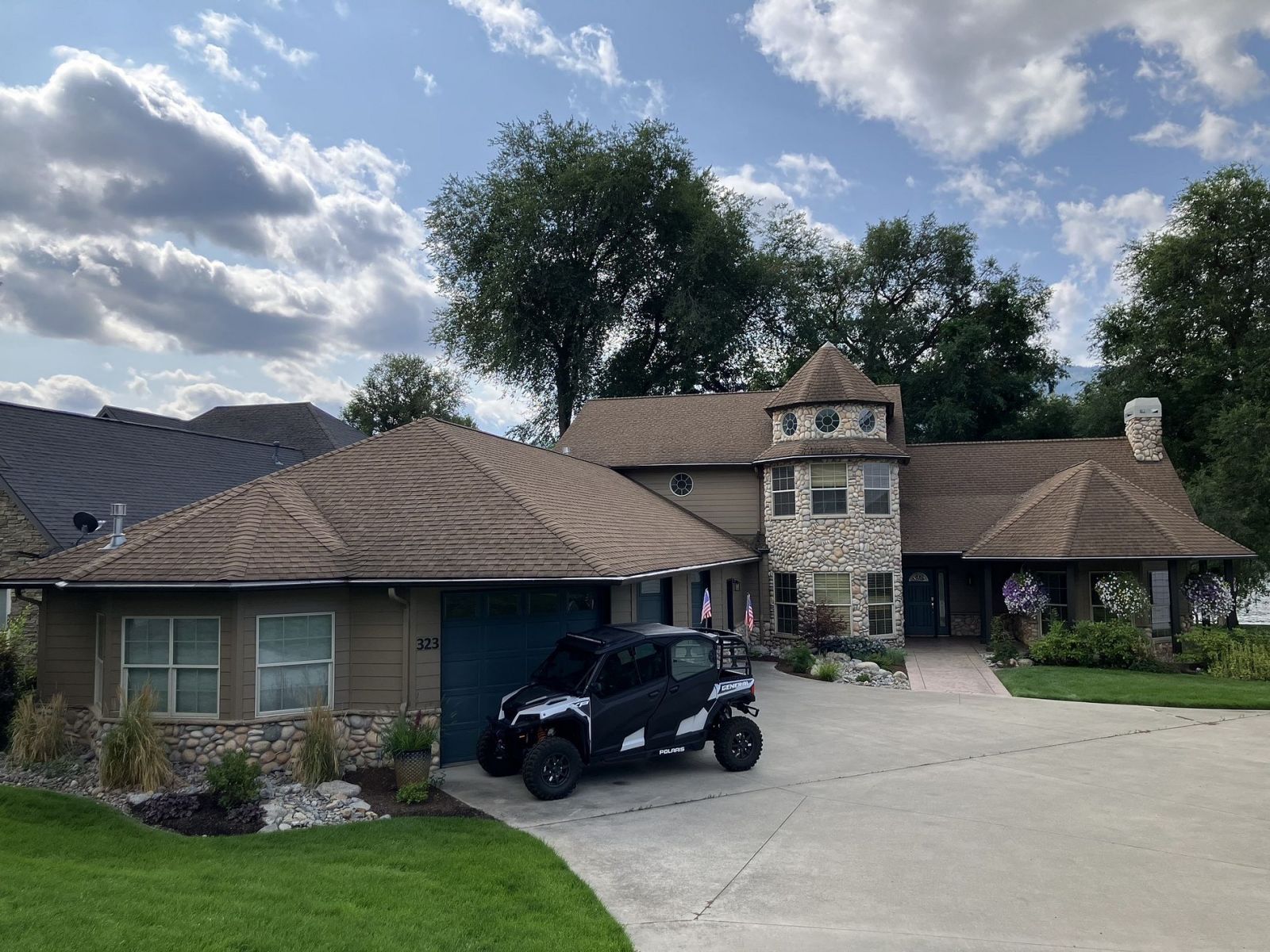 Lake City Roofing before & after images