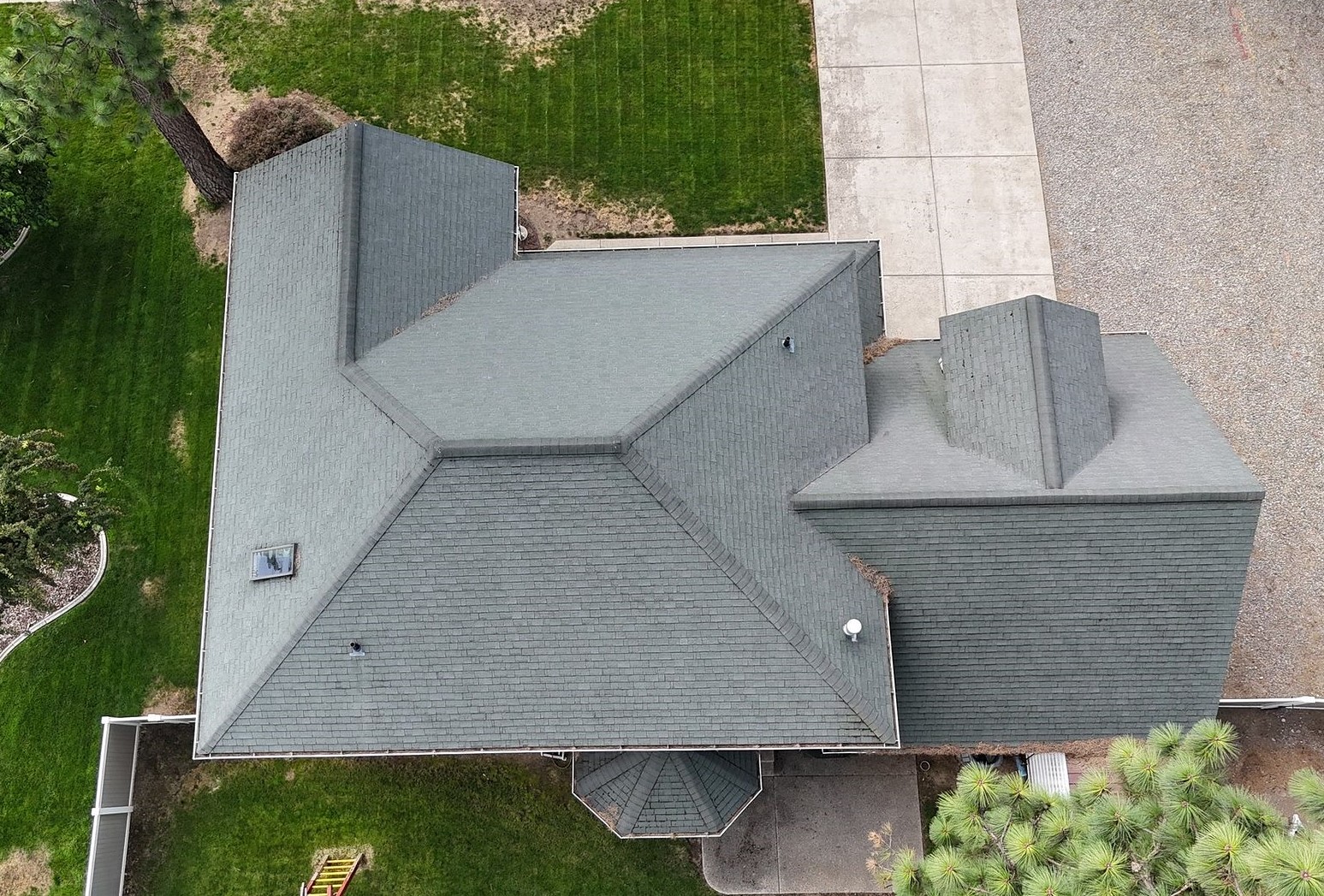 Lake City Roofing before & after images