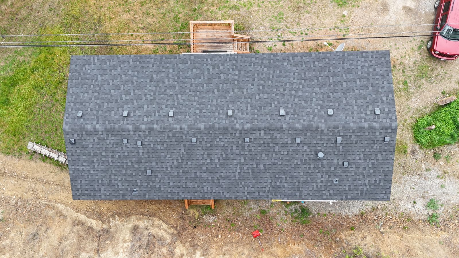 Lake City Roofing before & after images