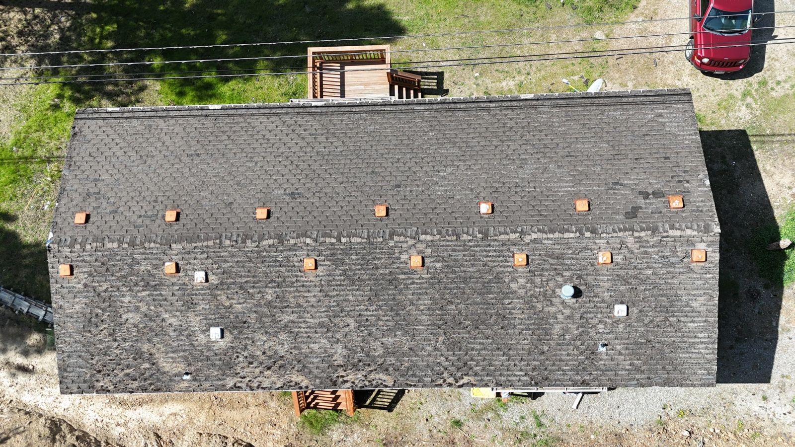 Lake City Roofing before & after images