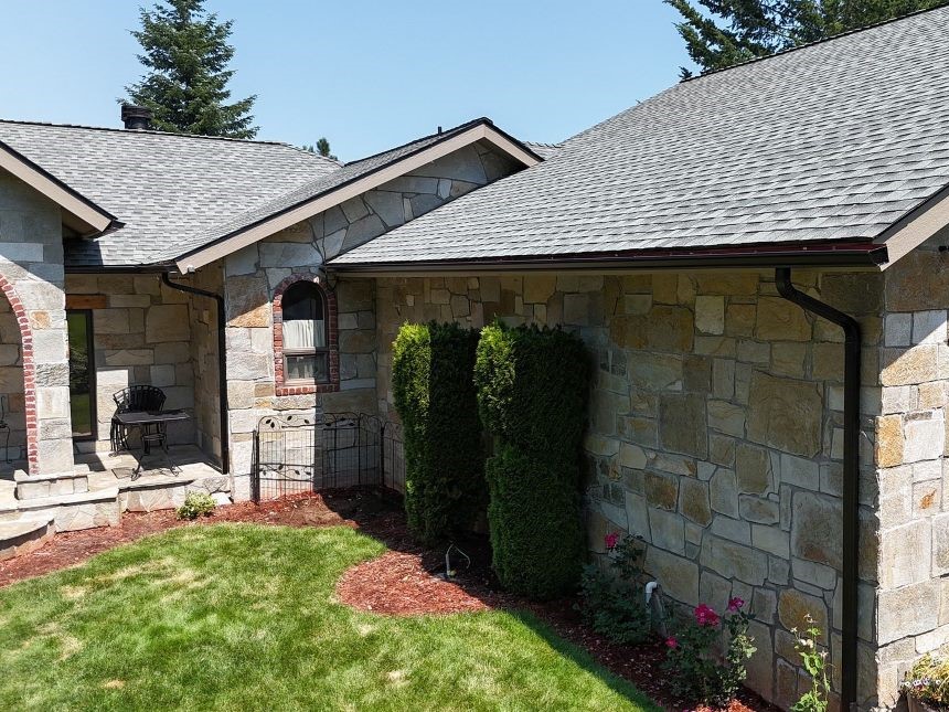 Lake City Roofing before & after images
