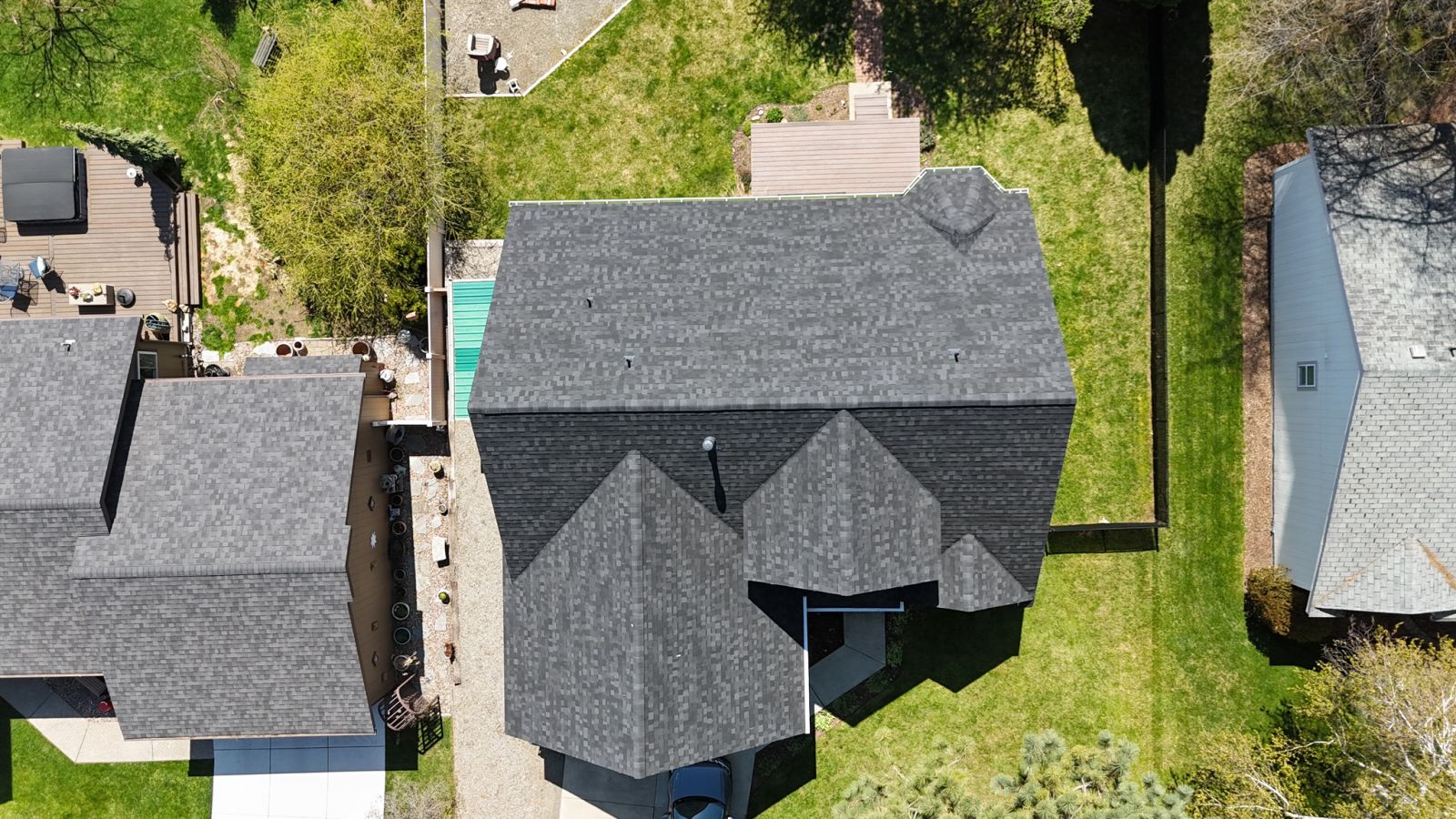 Lake City Roofing before & after images