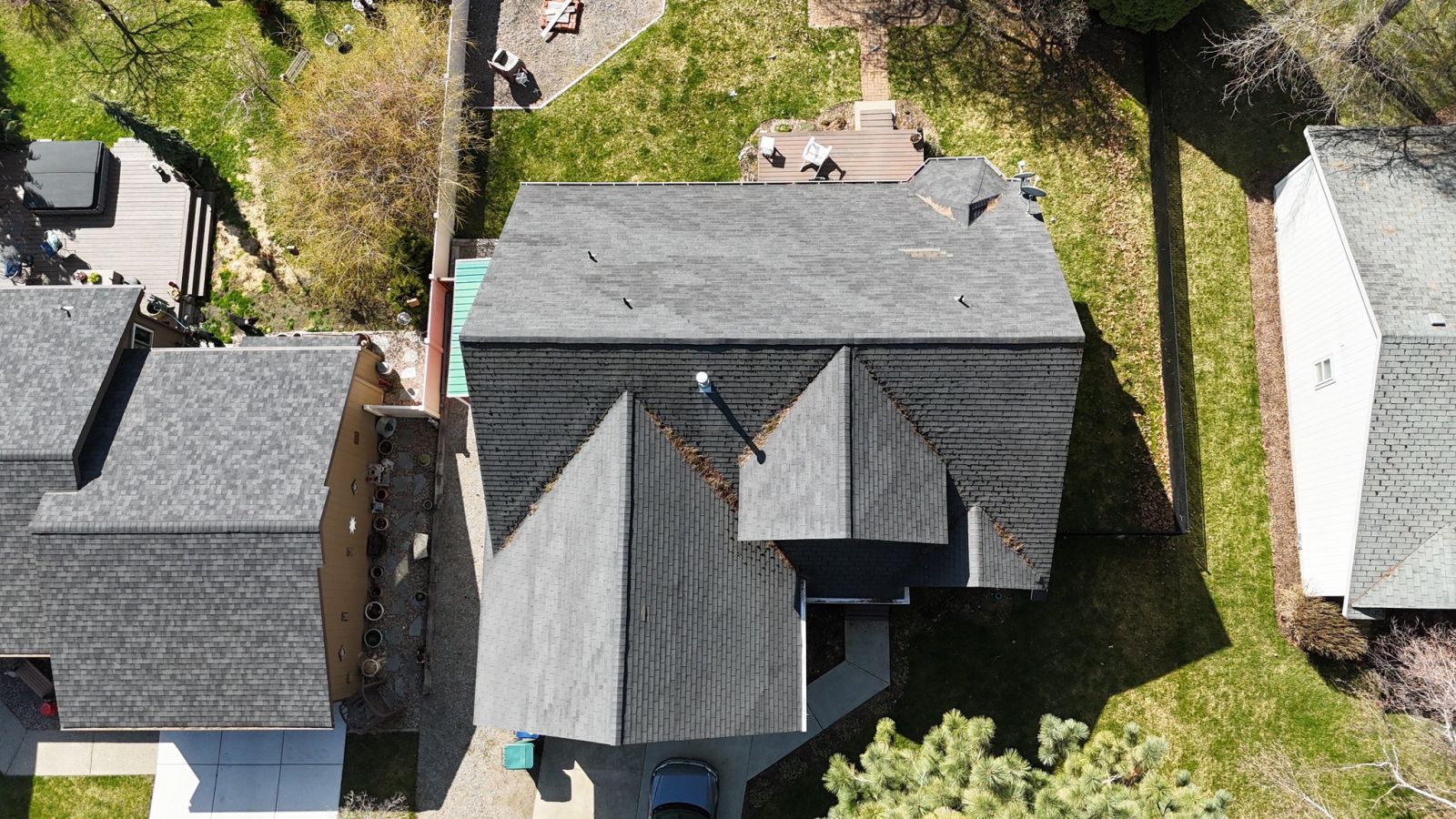 Lake City Roofing before & after images