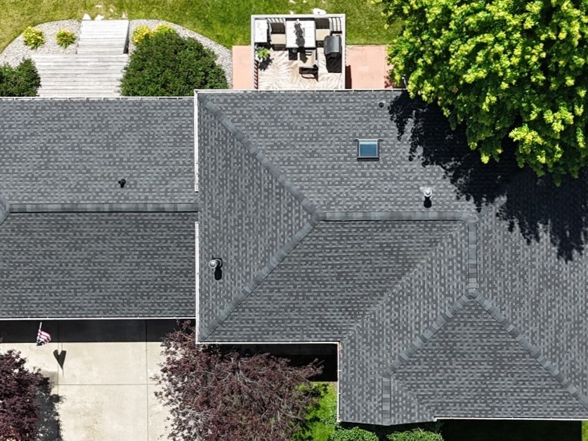 Lake City Roofing before & after images