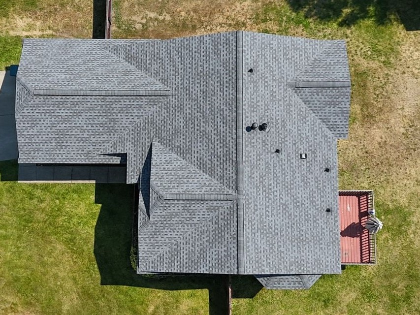 Lake City Roofing before & after images