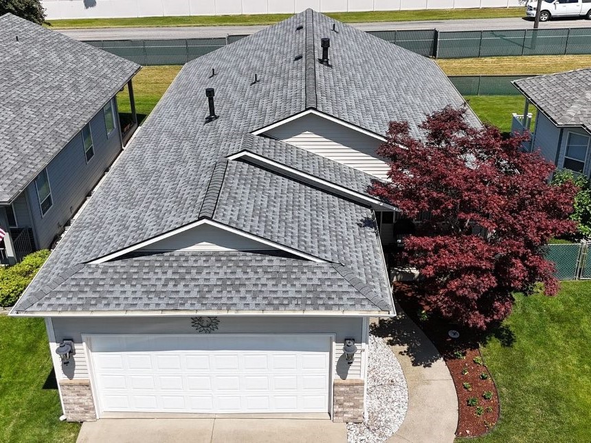 Lake City Roofing before & after images