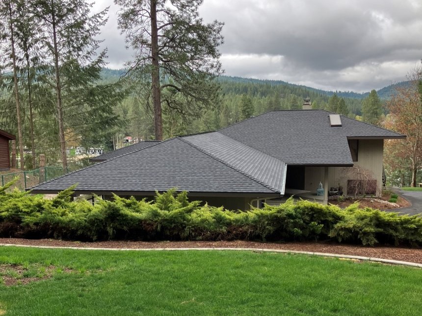 Lake City Roofing before & after images