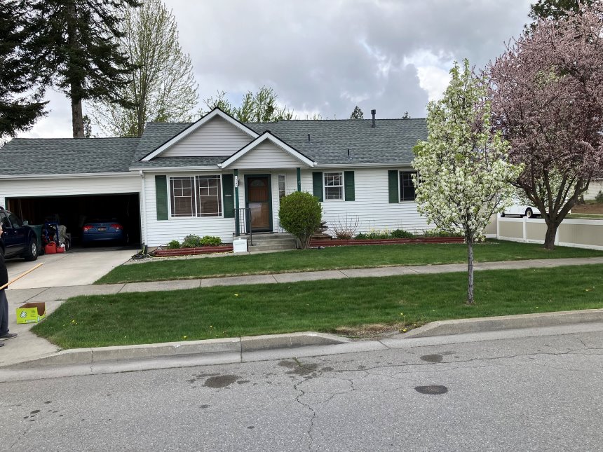 Lake City Roofing before & after images