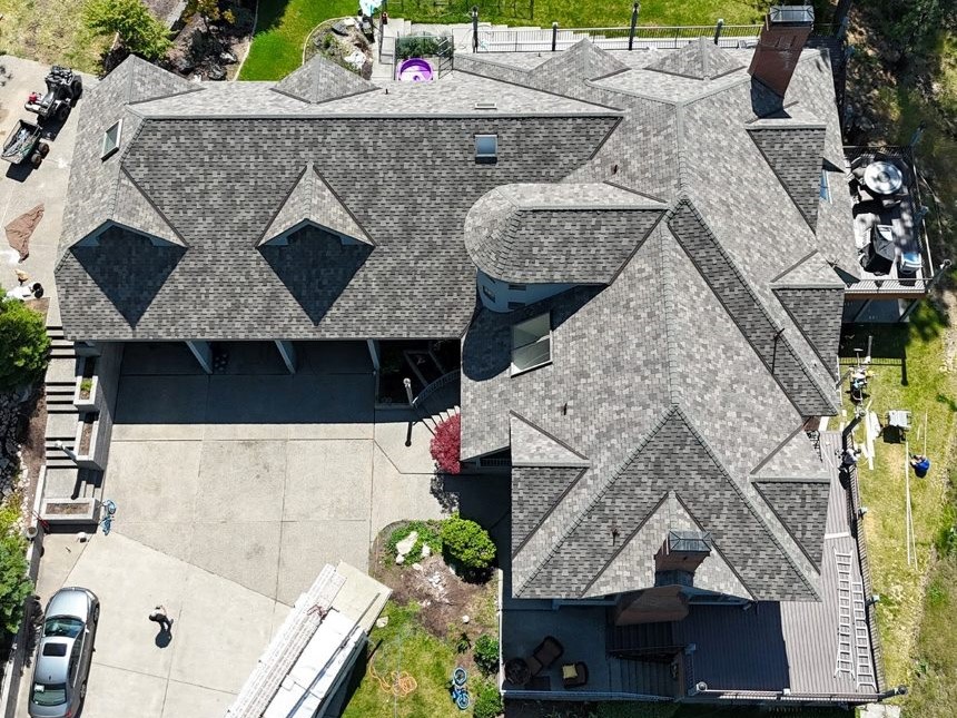 Lake City Roofing before & after images