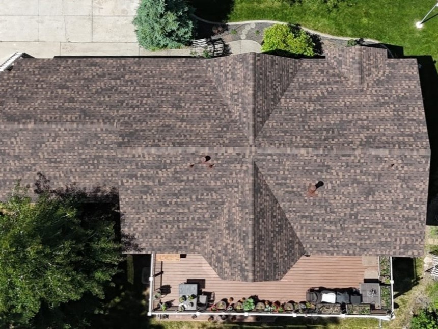 Lake City Roofing before & after images