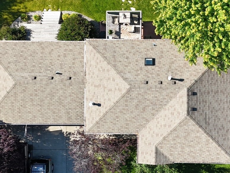 Lake City Roofing before & after images