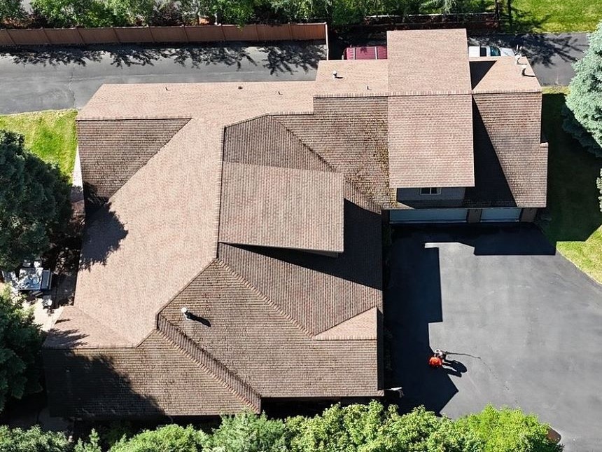 Lake City Roofing before & after images