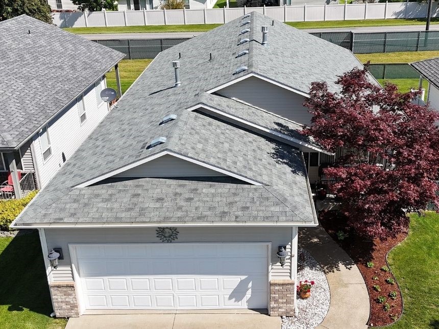 Lake City Roofing before & after images
