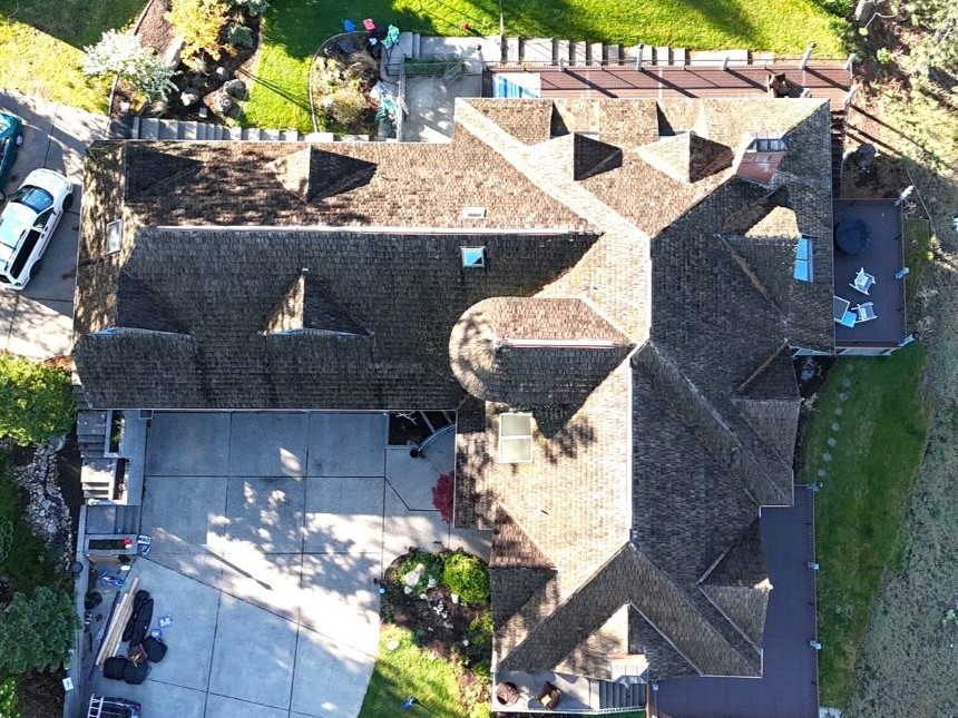 Lake City Roofing before & after images