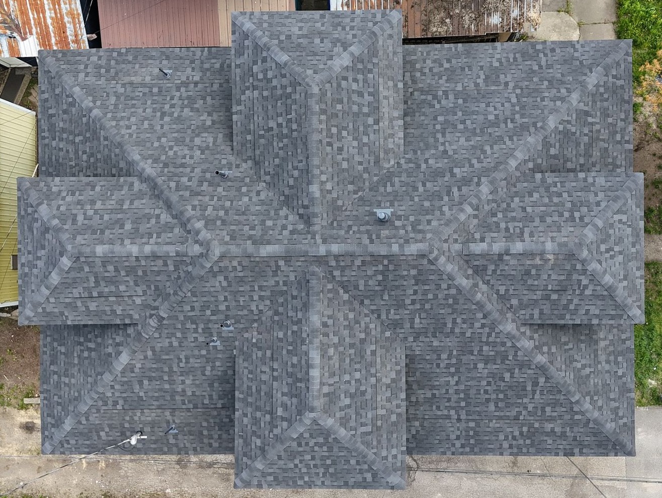 Lake City Roofing before & after images