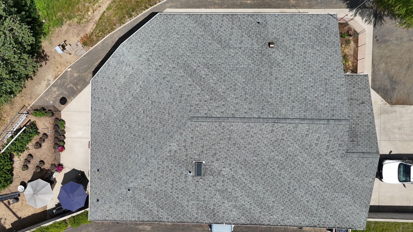 Lake City Roofing before & after images