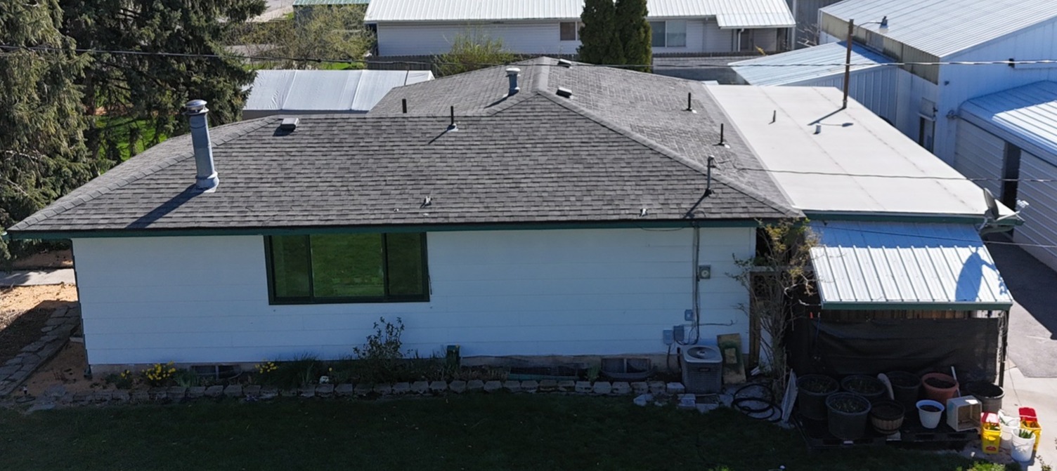 Lake City Roofing before & after images