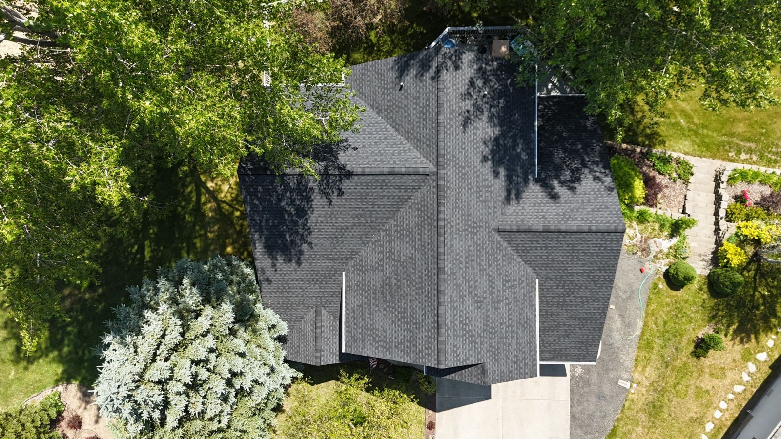Lake City Roofing before & after images