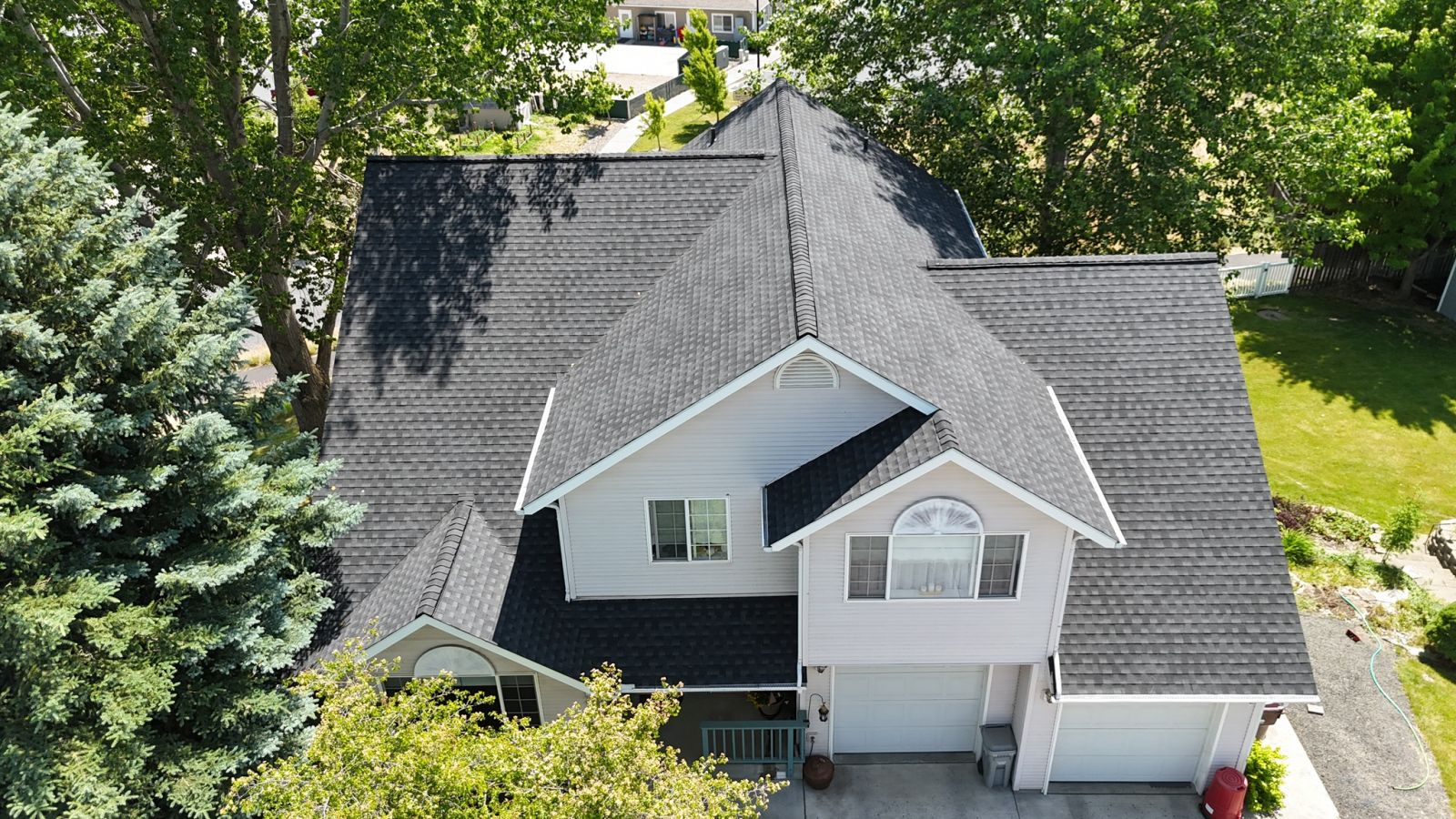 Lake City Roofing before & after images
