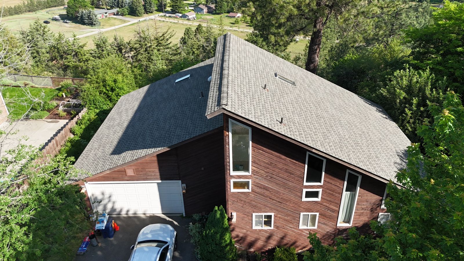 Lake City Roofing before & after images