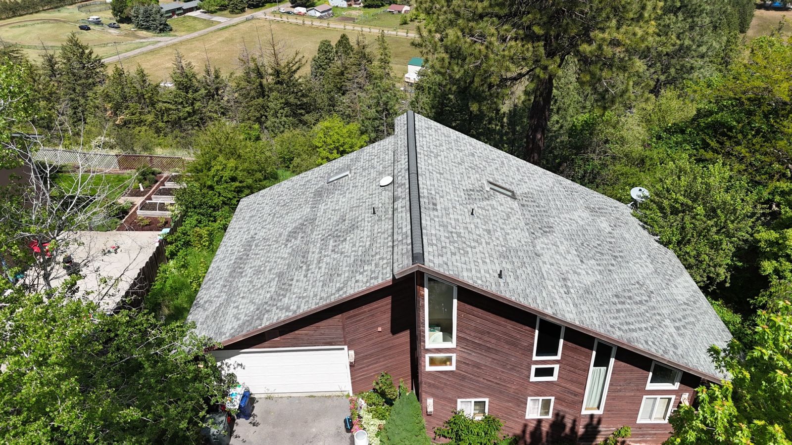 Lake City Roofing before & after images