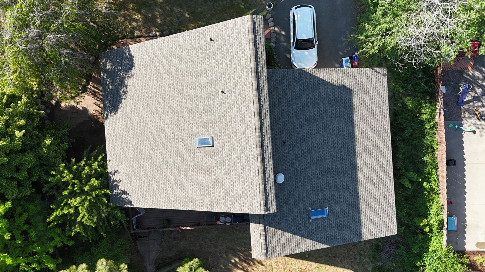 Lake City Roofing before & after images