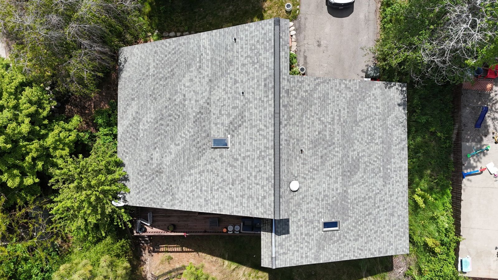 Lake City Roofing before & after images