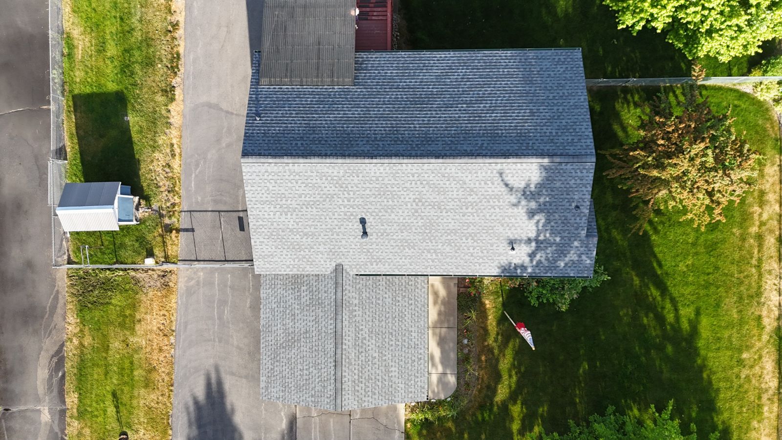 Lake City Roofing before & after images